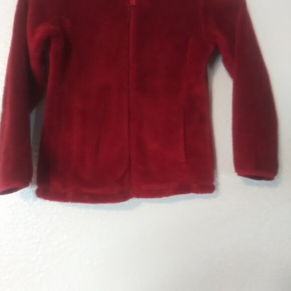 Wonder Nation girl's size XS (4-5) red/burgundy hoodie jacket - Picture 3 of 10